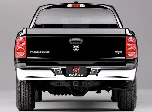 Dakota 2005 - 2011 Rear Chrome Step Bumper Assembly CH1103113