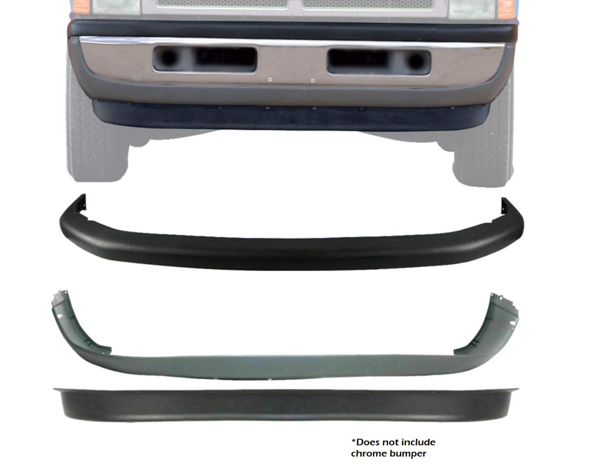 1994-2002 Dodge RAM 1500 2500 3500 Front Bumper Plastics - CH1090124 / CH1000160 / CH1000232
