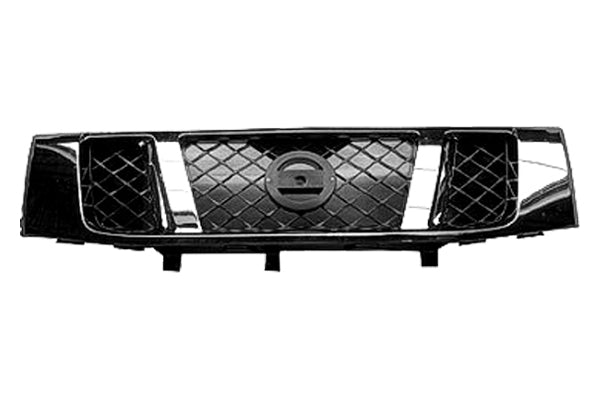2008-2015 NISSAN TITAN Grille Black- W Chrome Frame- LE SE Models - NI1200240