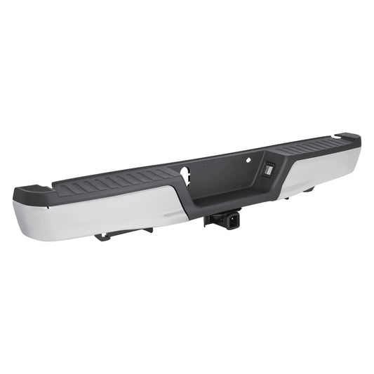 Ford F150 2015 - 2017, 2018 - 2020 Chrome Rear Bumper Assembly w/o Park Sensor FO1103187