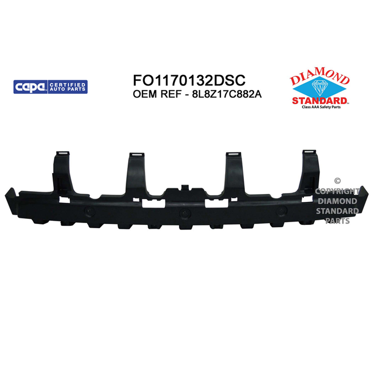 2008-2012 FORD ESCAPE Rear Bumper Impact Absorber