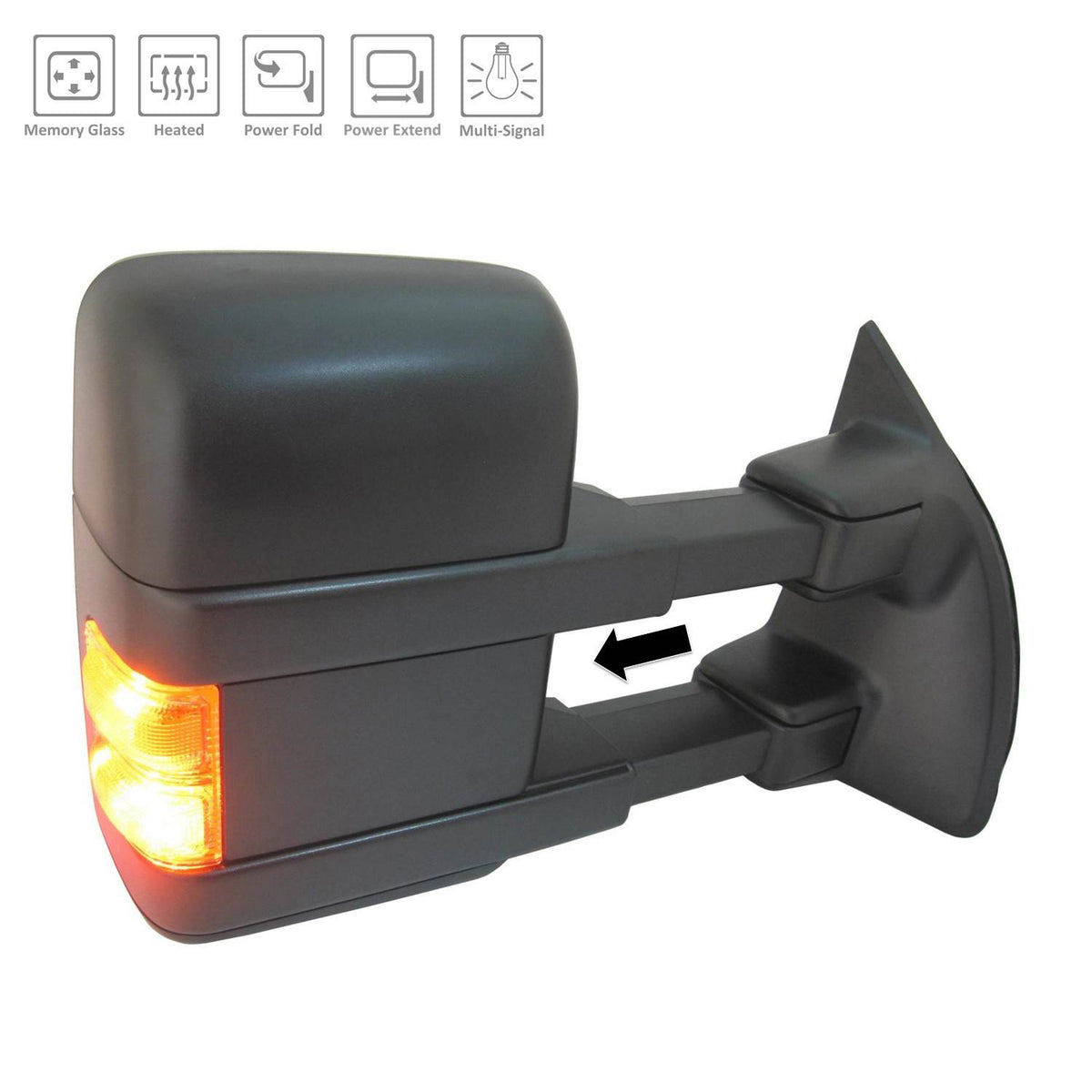 2008-2008 FORD F250 F350 F450 Power Tow Mirror Passenger Side