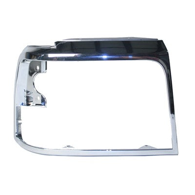 1992 - 1997 FORD BRONCO Full Size Pickup F250 F350 F450 Passenger Side Headlight Bezel - FO2513131