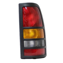 2001-2003 GMC Sierra, Chevrolet Silverado Tail light with Black Bezel GM2800166 GM2801166