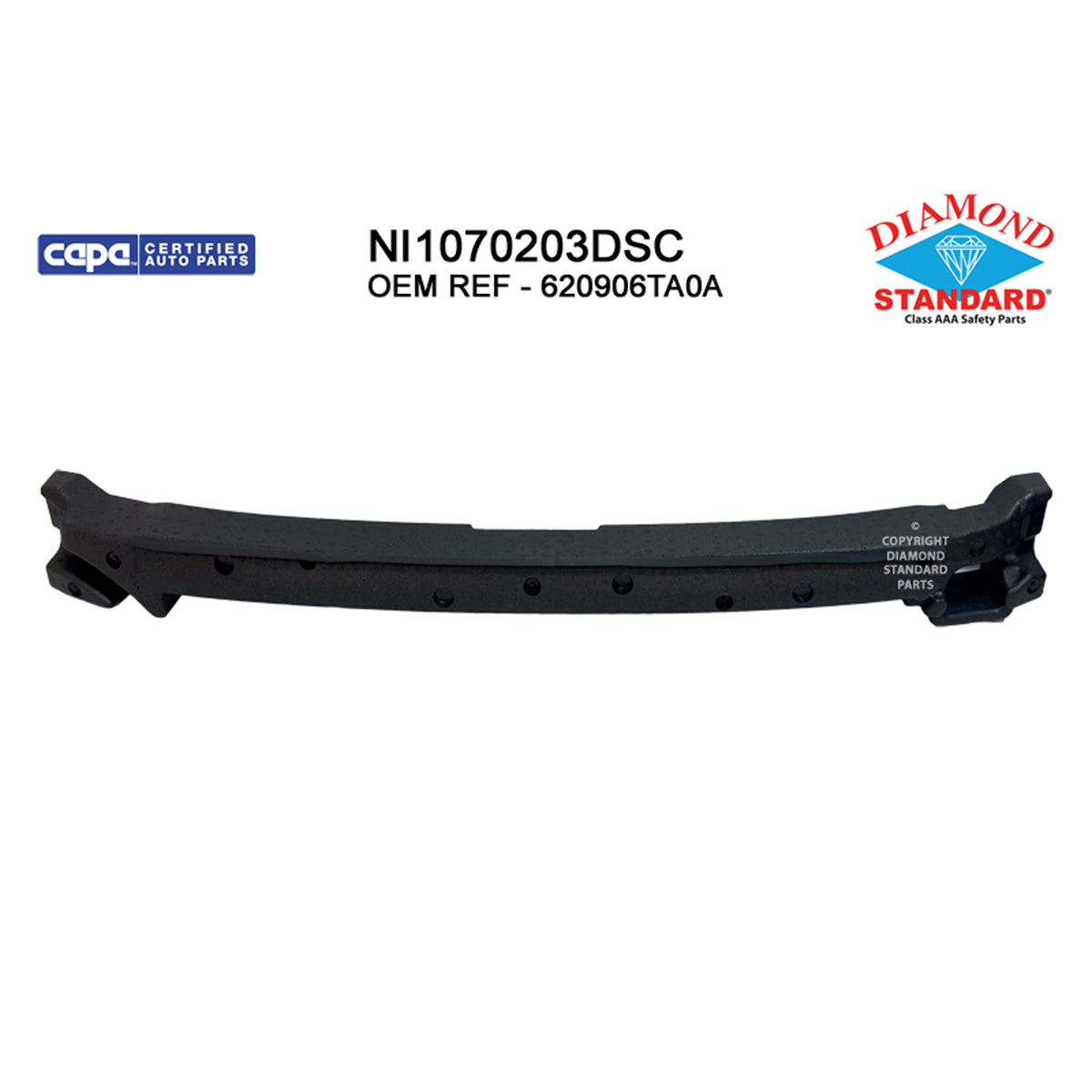 2022-2025 NISSAN PATHFINDER Front Lower Bumper Impact Absorber