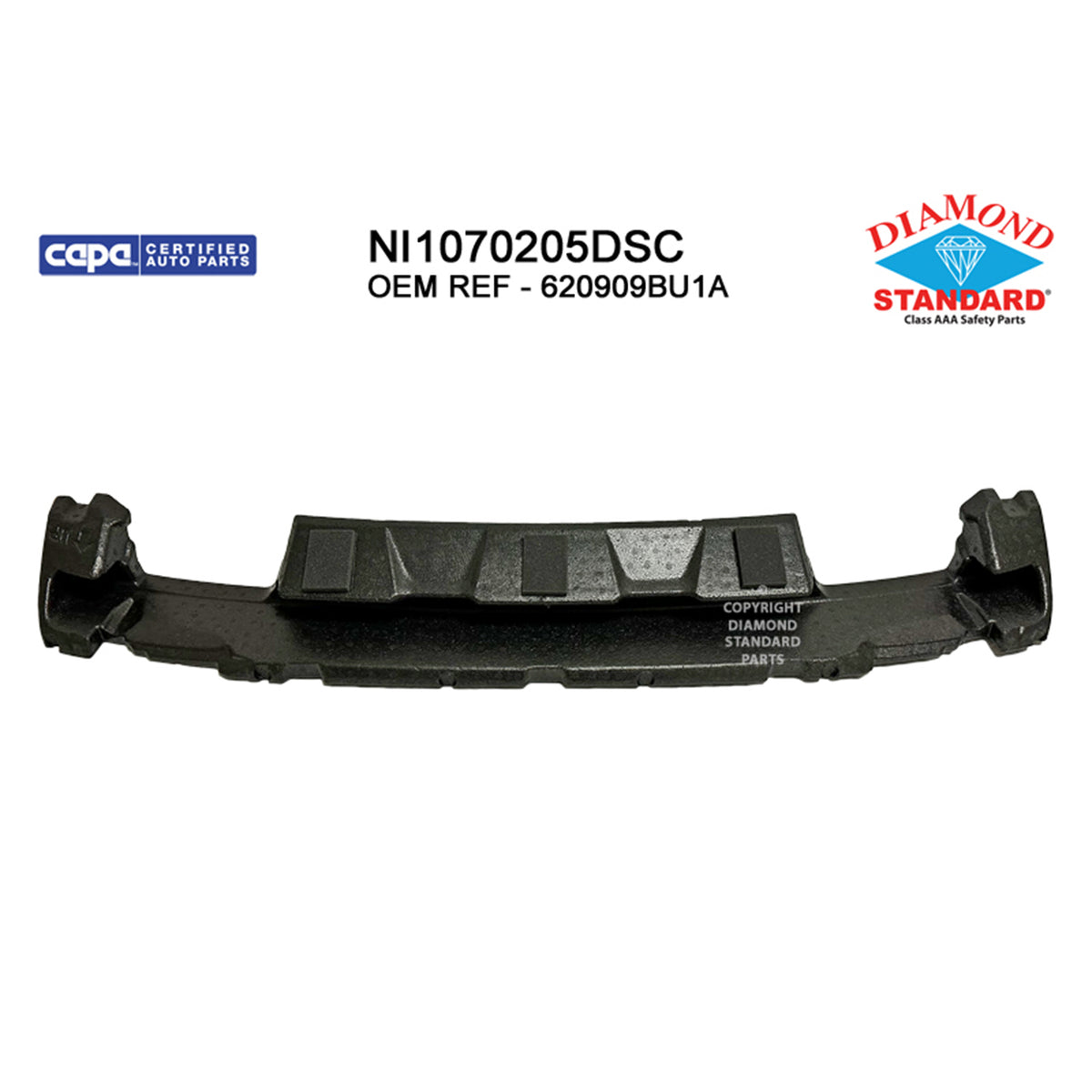 2022-2024 NISSAN FRONTIER Front Lower Bumper Impact Absorber