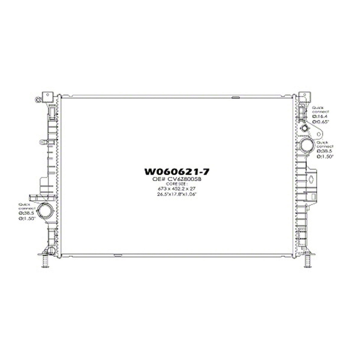 2013-2019 FORD ESCAPE Radiator