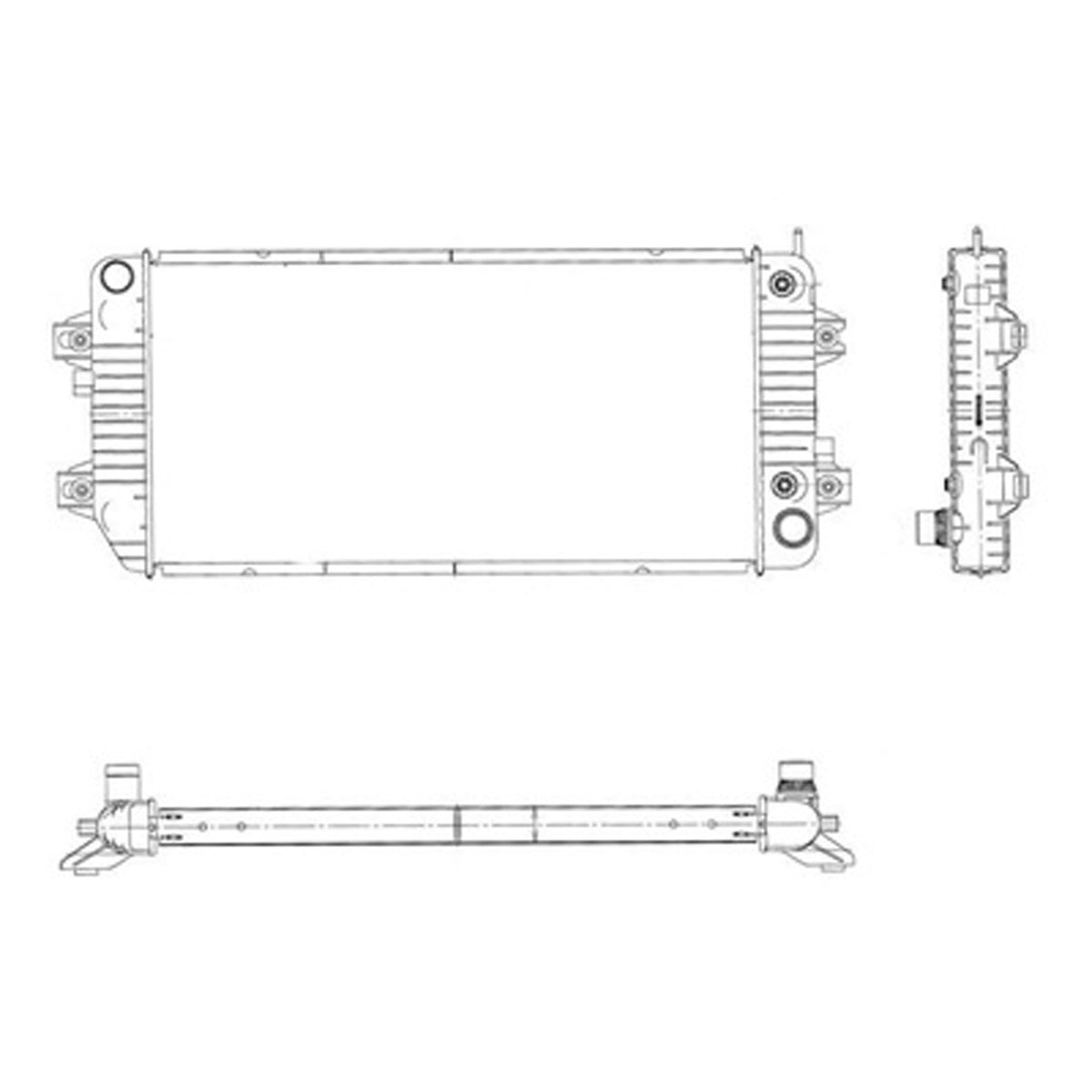 2006-2022 CHEVROLET EXPRESS VAN / GMC SAVANA VAN Radiator