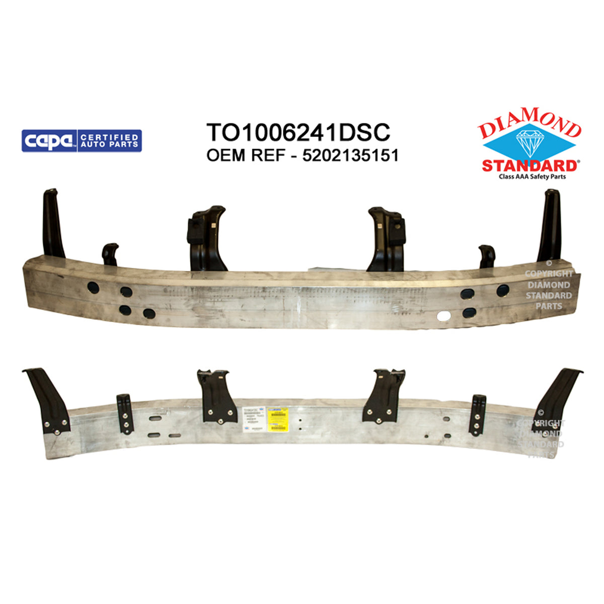 2014-2024 TOYOTA 4RUNNER Front Bumper Impact Bar