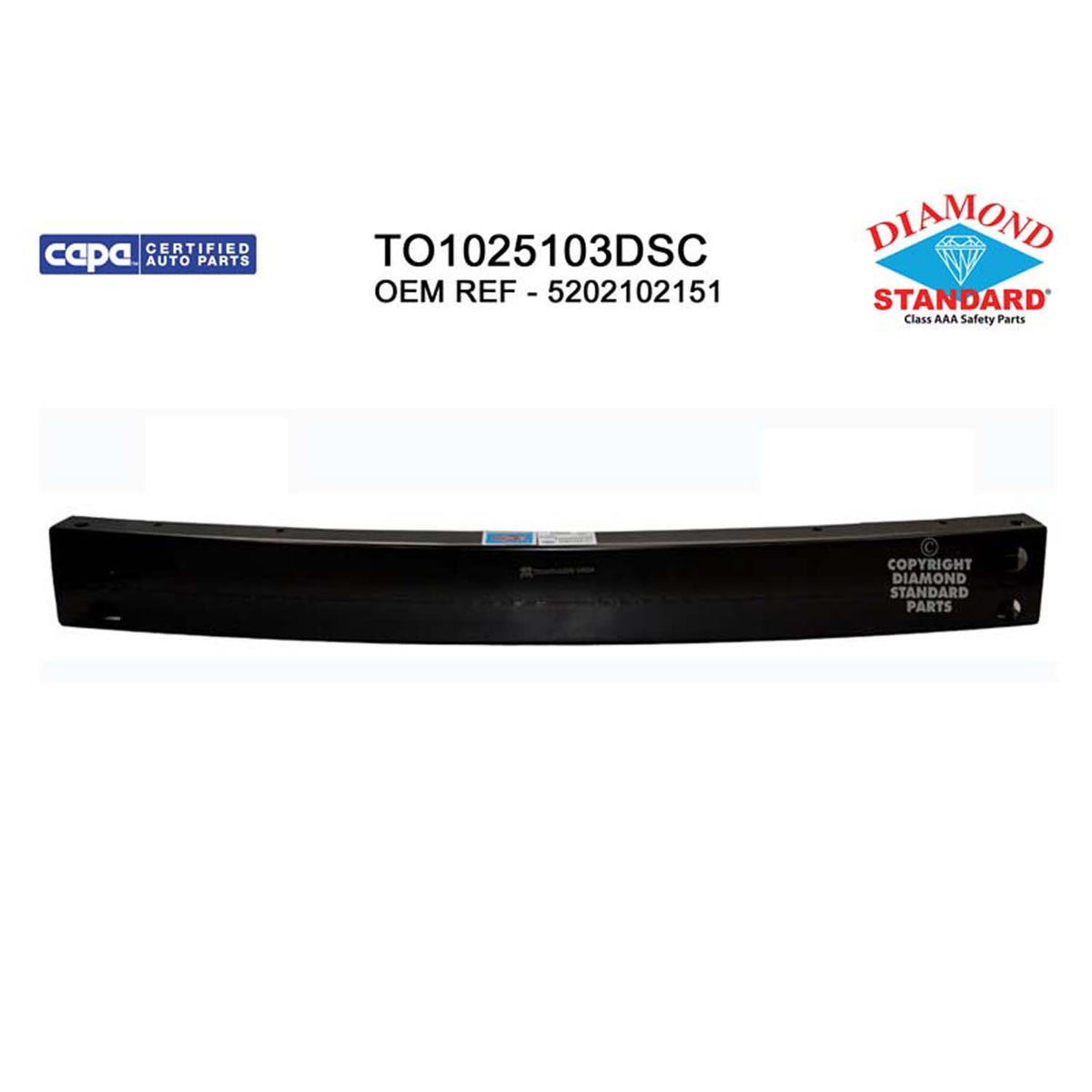 2009-2013 TOYOTA COROLLA Front Bumper Impact Bar