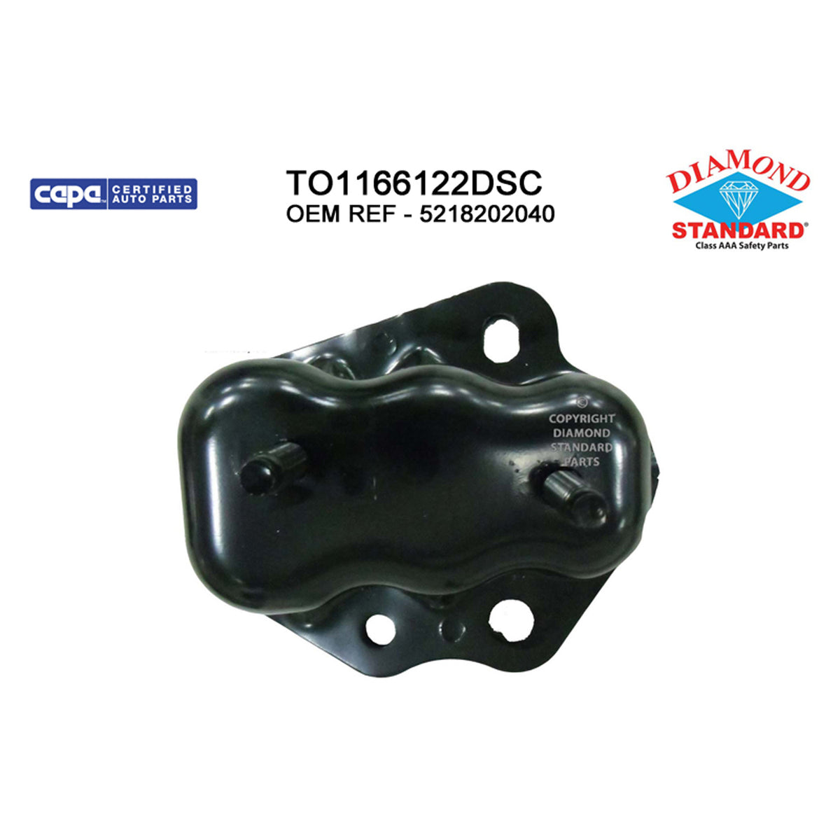 2003-2013 TOYOTA COROLLA Rear Bumper Impact Bar Bracket Driver Side