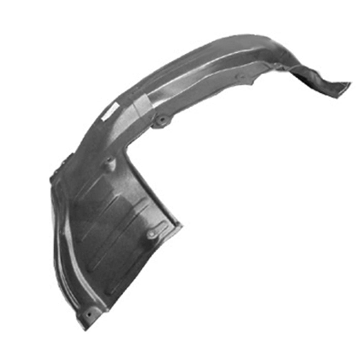 2007-2013 TOYOTA TUNDRA Front Rearward Fender Liner Passenger Side
