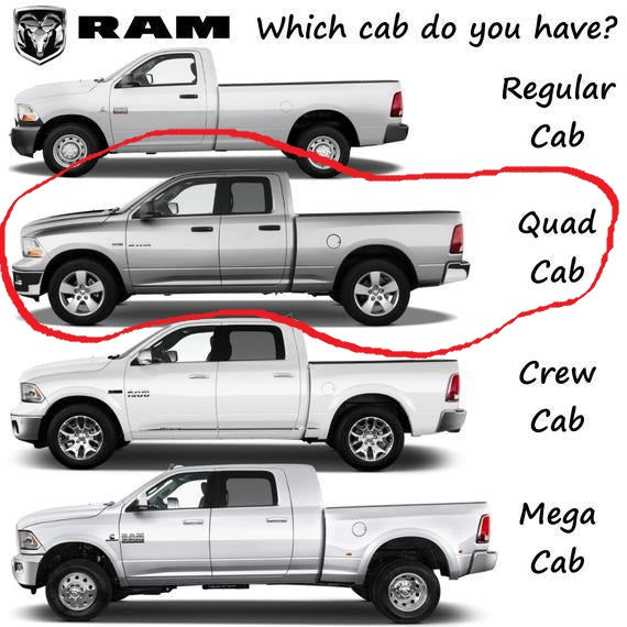 2009-2018 RAM 1500 - QUAD CAB - Rockers and Cab Corners Kit
