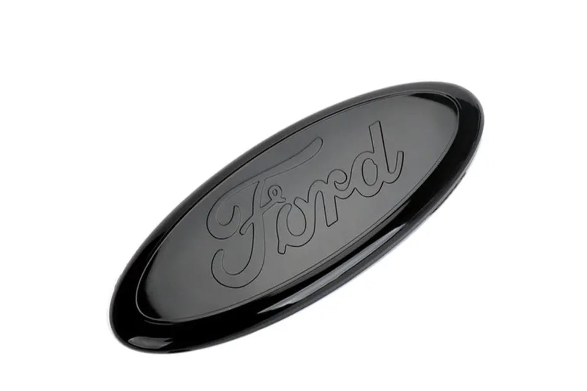 1999-2007 Ford Grille Emblem 9" - Black - 9emblemblk