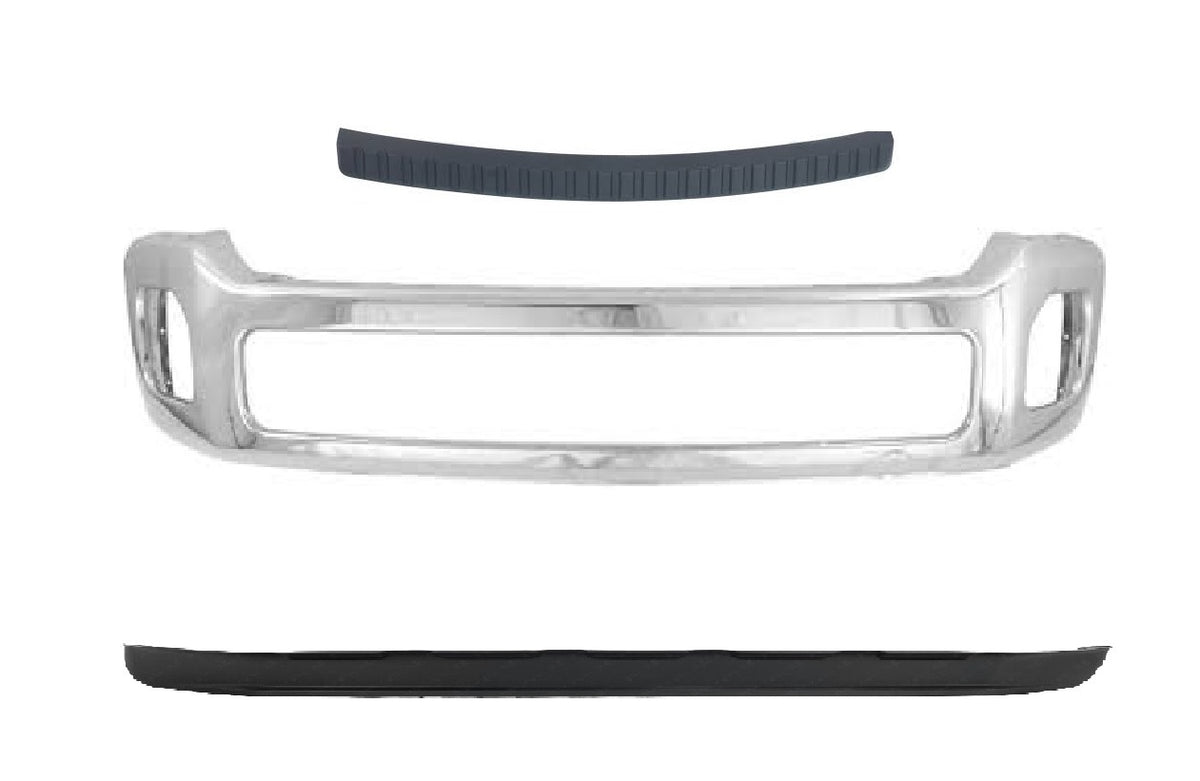 2011-2016 Ford Front Chrome Bumper Assembly - FO1002416 FO1019100 FO1095242 - FO1002416 FO1019100 FO1095242