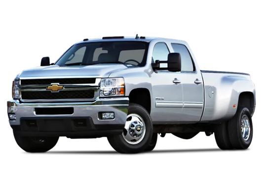 Silverado 2007 - 2013 GMC Sierra or Chev Silverado 2500 3500 HD Rear Chrome Bumper Assembly with sensors, with Dually GM1103154