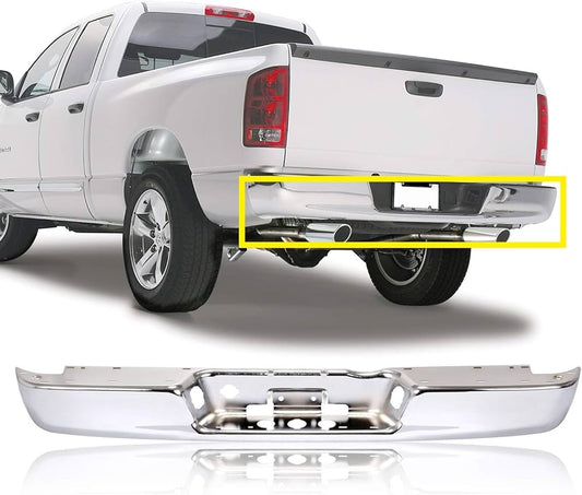 2002-2009 DODGE RAM 1500 RAM 2500 RAM 3500 RAM MEGA CAB Rear Step Bumper Face Bar - CH1102371