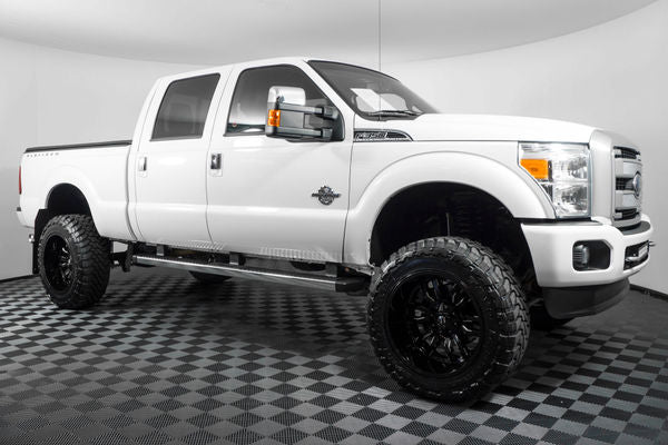 Ford F250 F350 F450 2011 - 2016 Rear Step Bumper Assembly Black w/o Park Sensor Holes FO1103174