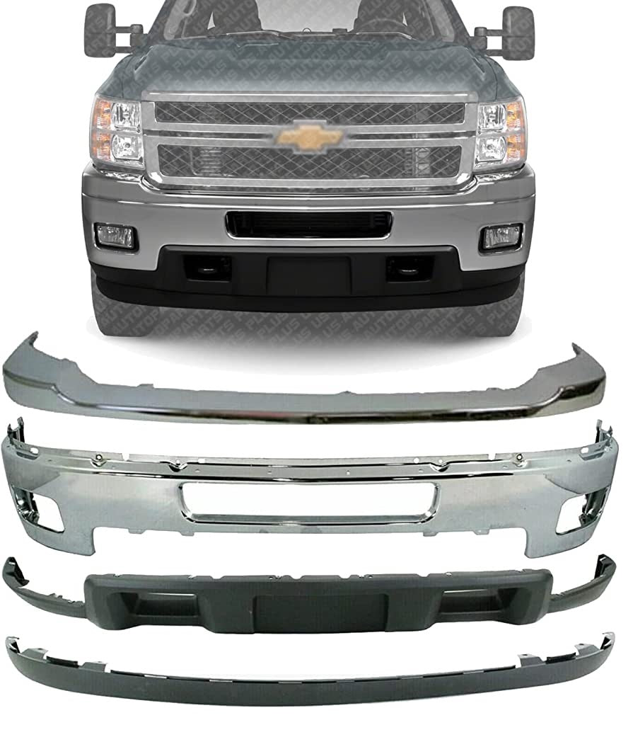 Silverado 2007 - 2013 2500 3500 Fits: 2011 - 2014 Front Bumper Assembly