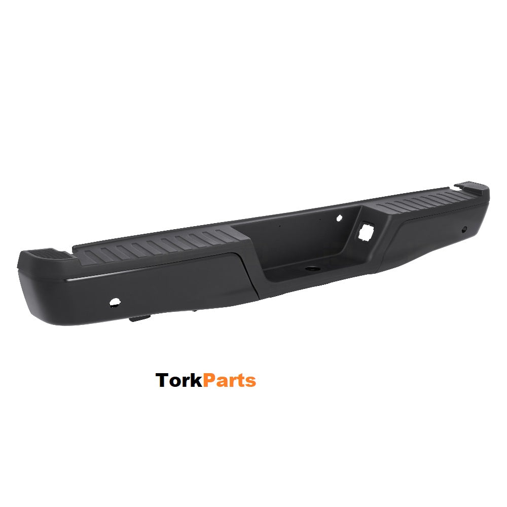 Ford F150 2015 - 2017, 2018 - 2020 Black Rear Bumper Assembly w/o Park Sensor FO1103184