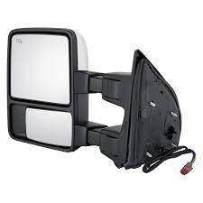 Ford F250 F350 F450 2011 - 2016 Passenger Mirror Chrome w/ memory, w/ Power Folding, w/temp sensor FO1321494