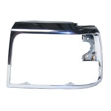 Ford F250 F350 F450 1992 - 1998 Headlight Door - Chrome FO2512130 FO2513131