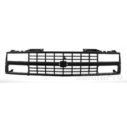 Silverado 1988 - 1997 Fits 1988 - 1993 Chevrolet Silverado Tahoe Suburban Black Grille  GM1200228