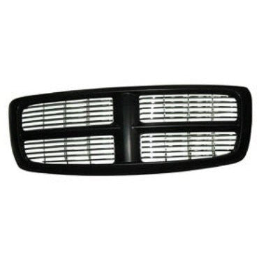 2002 - 2005 Dodge Ram Grill Black with chrome billet style CH1200259