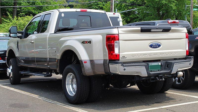 Ford F250 F350 F450 2017 - 2019 &  2020 - 2022 SuperDuty Rear Bumper Chrome Assembly with Park Sensor Holes  FO1103198