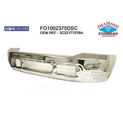 Ford F250 F350 F450 1999 - 2007 Fits 99-04 Ford F250 F350 F450 Front Chrome Bumper Assembly