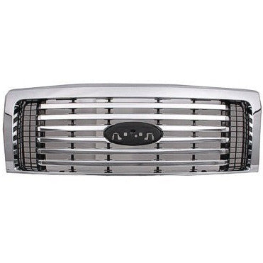 Ford F150 2009 - 2014 *Fits 2010 - 2012 Chrome Billet style grille FO1200531