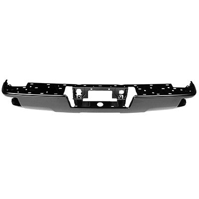 GMC Sierra 2014 - 2018 & 2019 & Chev Silverado 2014 - 2018 & 2019 Rear Black Step Bumper face bar GM1102565