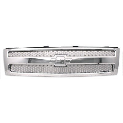 2007 - 2013 Chevrolet Silverado 1500 Chrome Grille with Chrome Mesh GM1200655