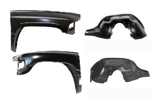 1994-2002 Dodge RAM Front Fenders and Aprons (4 pcs)