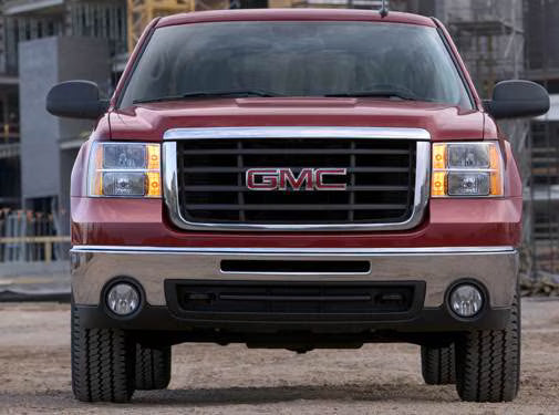 2007 - 2013 GMC Sierra 1500 Front Chrome Bumper Assembly With Center Hole