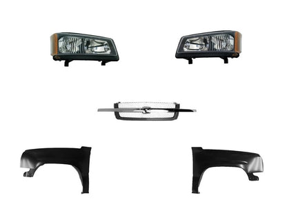 2003 - 2006 Chevrolet Silverado 1500 5 Piece Front End Kit