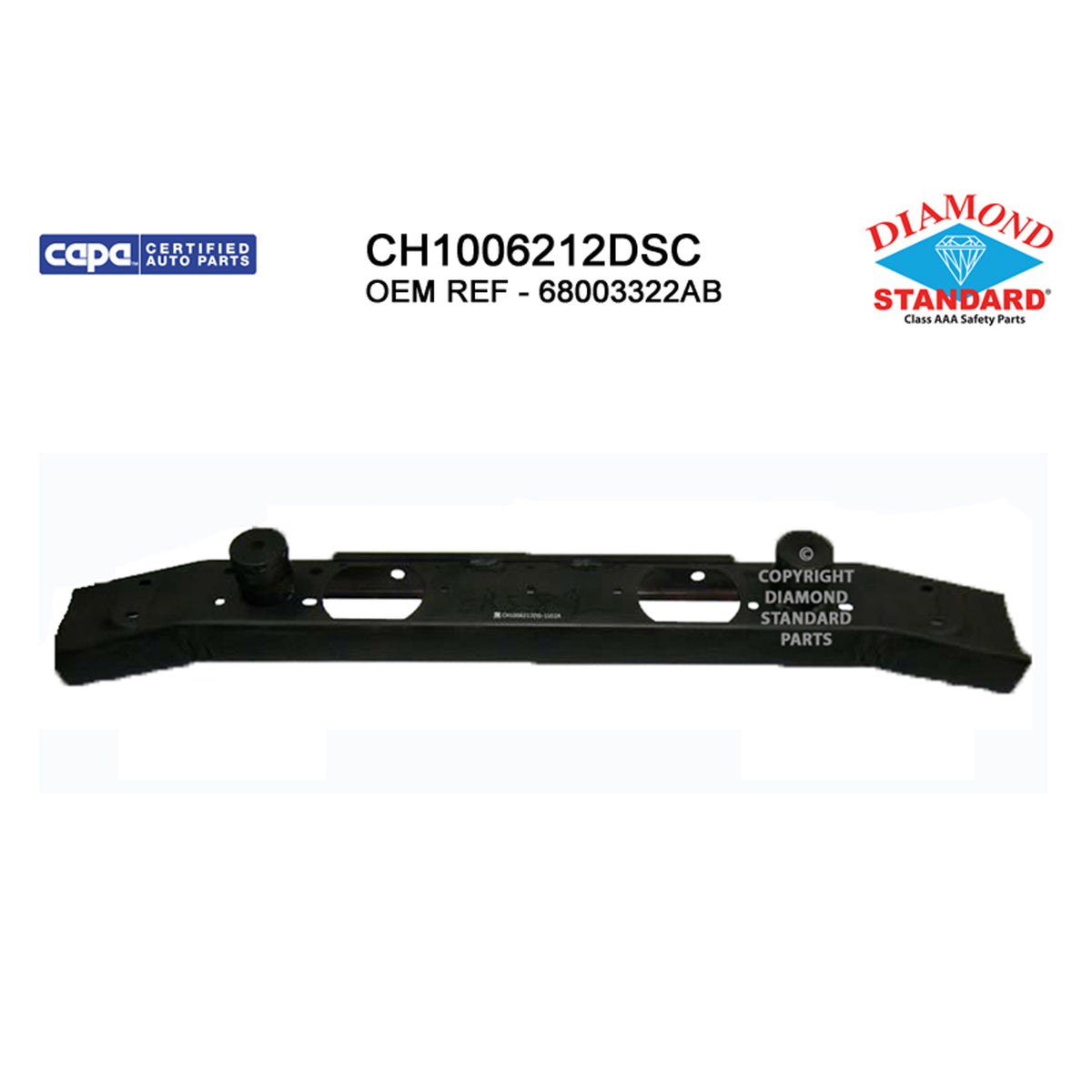 2007-2018 JEEP WRANGLER Front Bumper Impact Bar
