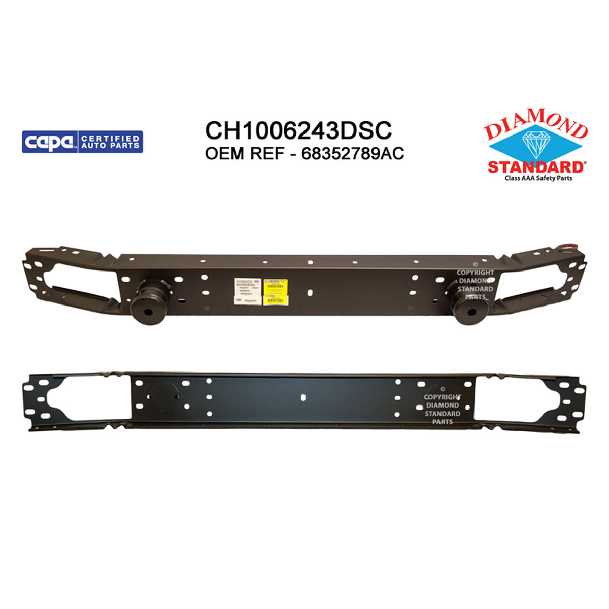 2018-2026 JEEP WRANGLER Front Bumper Impact Bar