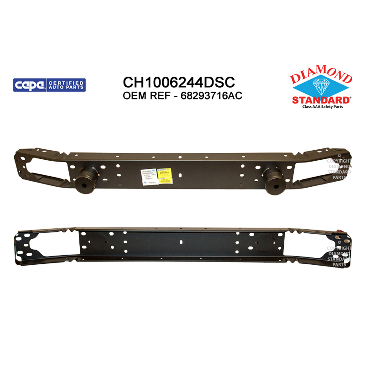2018-2026 JEEP WRANGLER Front Bumper Impact Bar