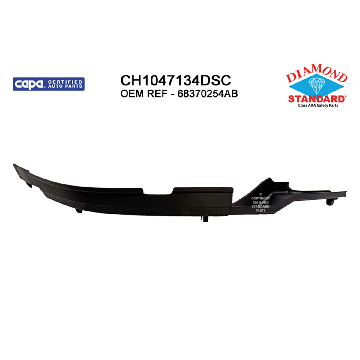 2019-2024 DODGE RAM 1500 Front Bumper To Body Filler Panel Passenger Side