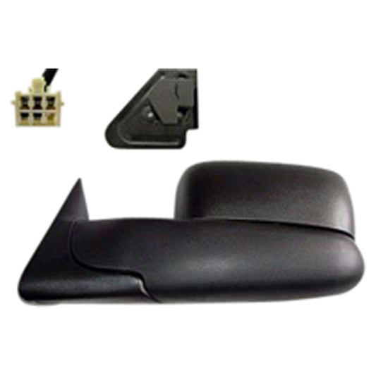 1998-2002 DODGE RAM 1500 RAM 2500 RAM 3500 Power Door Mirror For Towing Driver Side - CH1320307