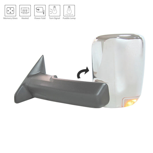 2015-2018 DODGE RAM 2500 RAM 3500 Door Mirror Driver Side - CH1320398