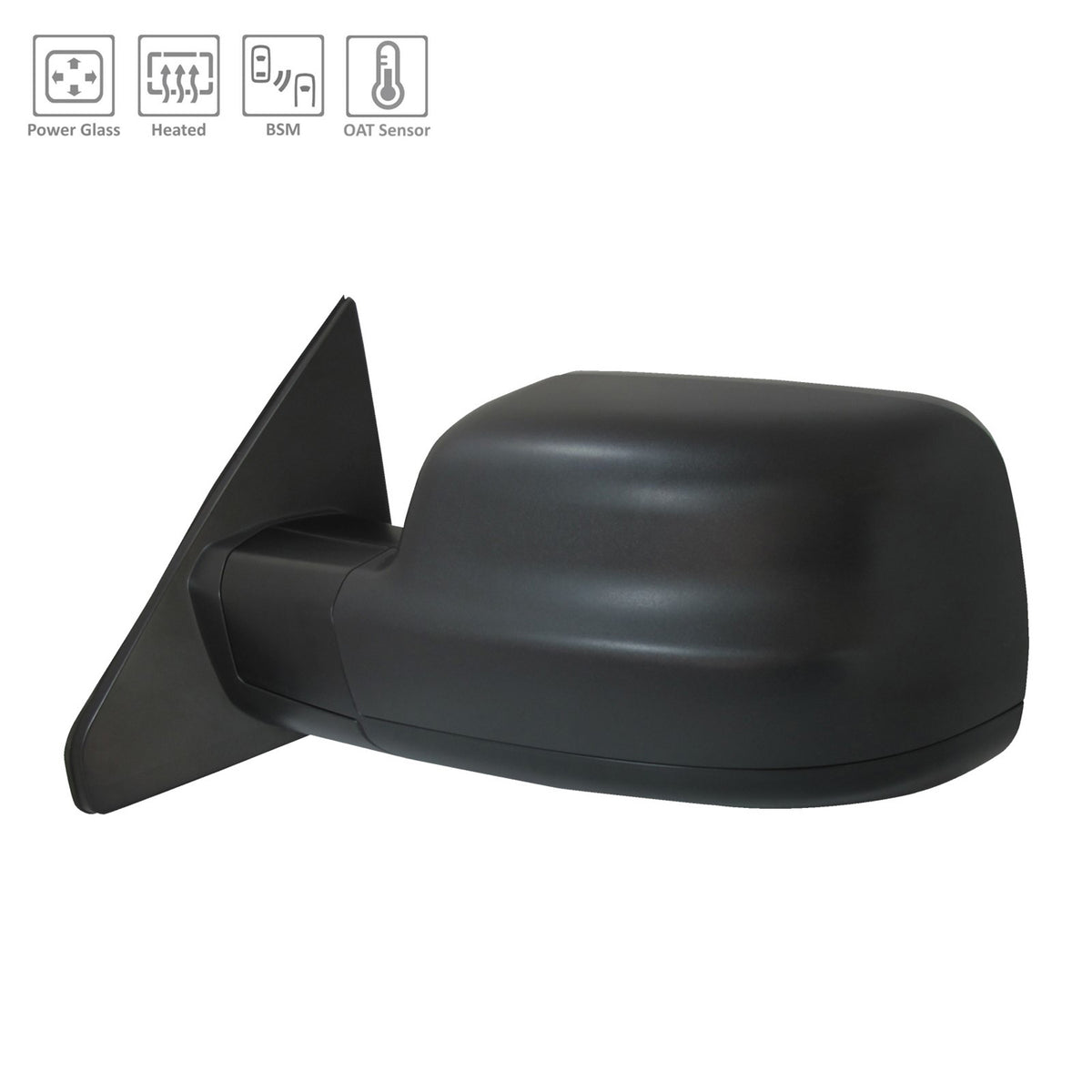 2019-2024 DODGE RAM 1500 Power Door Mirror Driver Side