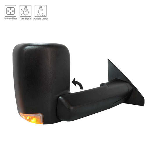2019-2024 DODGE RAM 1500 Power Tow Style Door Mirror Passenger Side