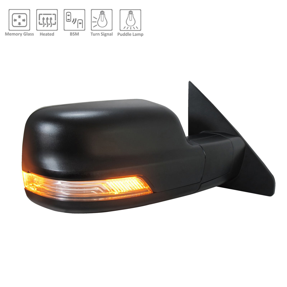 2022-2022 DODGE RAM 1500 Power Door Mirror Passenger Side