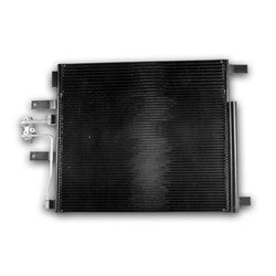 2009 - 2012 Dodge RAM 1500 CONDENSER WITH REFRIGERANT JUMPER TUBE FOR MODELS WITH GASOLINE ENGINE CND3878