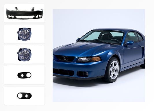 Ford Mustang Cobra Package - Front Bumper, Bezels & Fog Lights