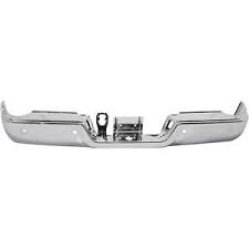 DODGE RAM 2009 - 2018 Dodge RAM 1500 2500 3500 Chrome Rear Bumper with Sensor Holes CH1102374