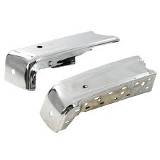 Ford F150 2021 - 2022 2023 Rear Chrome Step Bumper Ends w/o autopark FO1102400