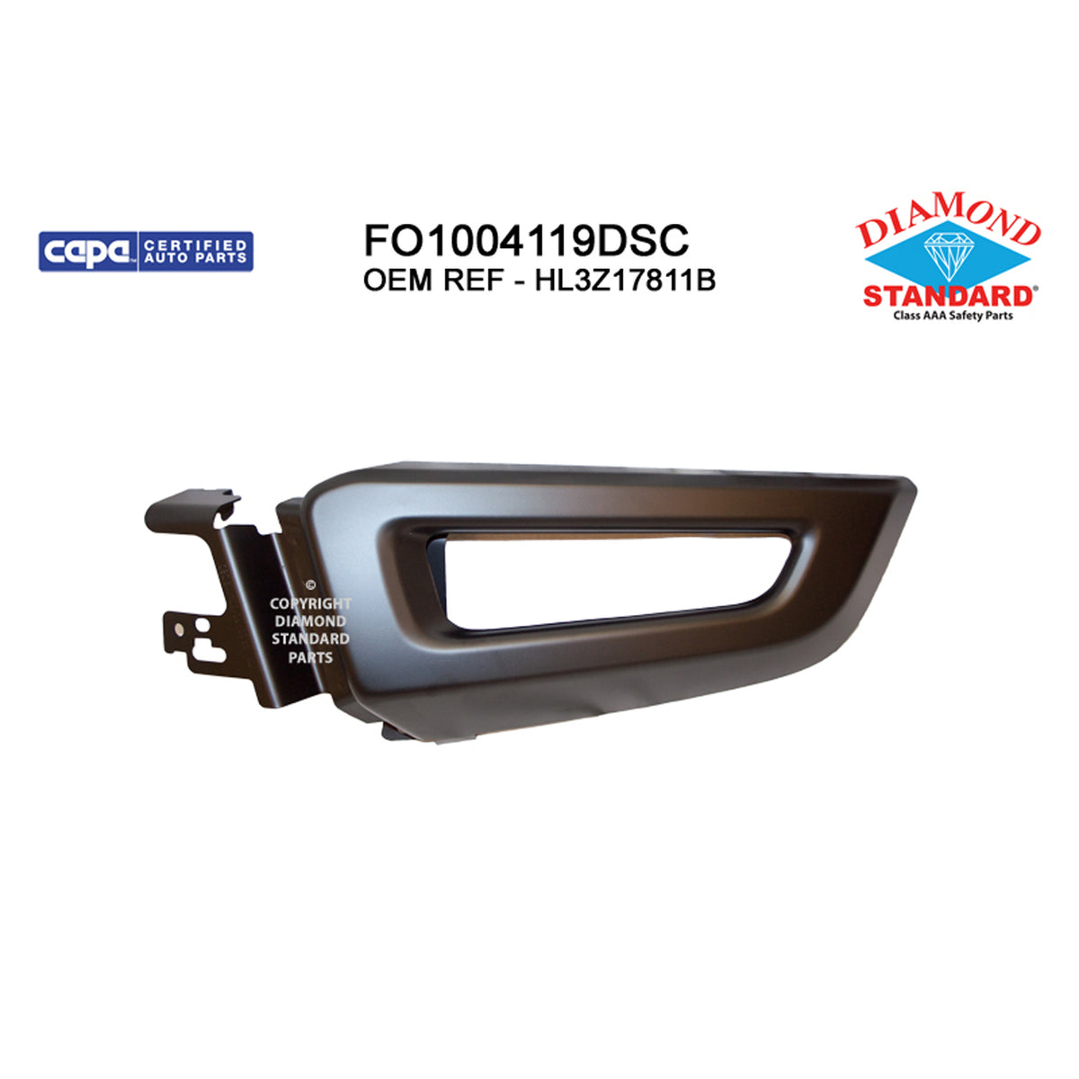 2017-2020 FORD F150 Front Bumper End Driver Side